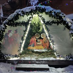 Украшение храма к Рождеству Христову