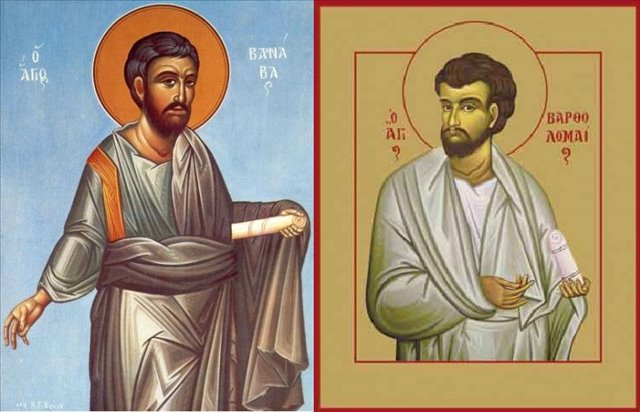 Апостолы Варфоломей и Варнава (I)